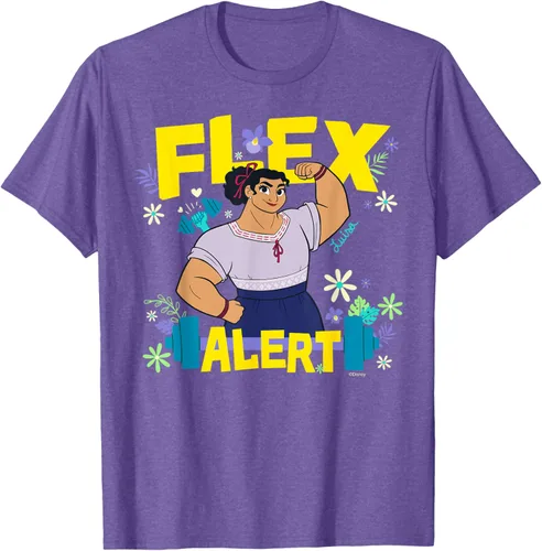 Miniatura 10 de Disney Encanto Luisa Madrigal Flex Alert Camiseta, Negro