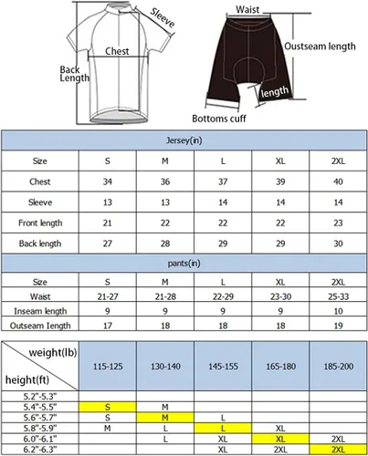 Miniatura 2 de Conjunto de camiseta de ciclismo para mujer, pantalones cortos de ciclismo acolchados 3D, 4 bolsillos traseros, pantalones cortos de ciclismo