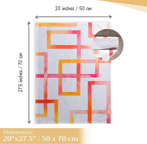 Miniatura 4 de Maison d' Hermine - Juego de 3 paños de cocina 100% de algodón, de secado rápido, para restaurante, comedor, cocina, fiestas y té, modelo Summer 24