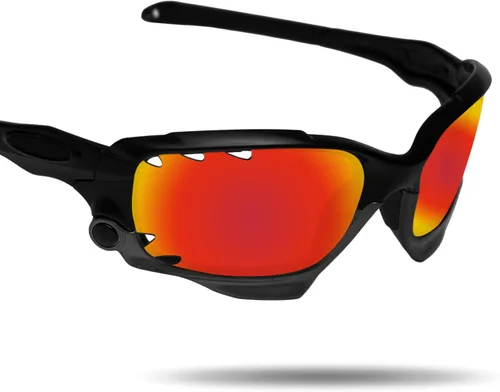 Miniatura 3 de Lentes de repuesto polarizados antiagua salada para Oakley Jawbone con ventilación de chaqueta de carreras con 2 pares empaquetados
