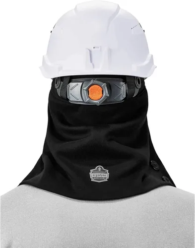 Miniatura 8 de N-Ferno 6885 - Forro de invierno para casco duro, clasificación FR, uso versátil, negro, 12.5 x 0.8 x 13.5 pulgadas