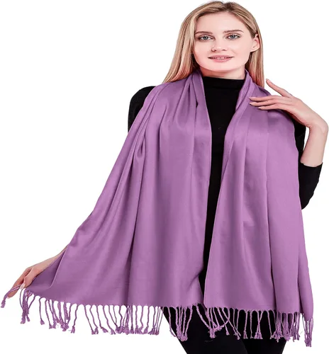 Miniatura 5 de CJ Apparel Bufanda de chal nepalí de color sólido, estola, envoltura para la cabeza, pashmina NUEVO