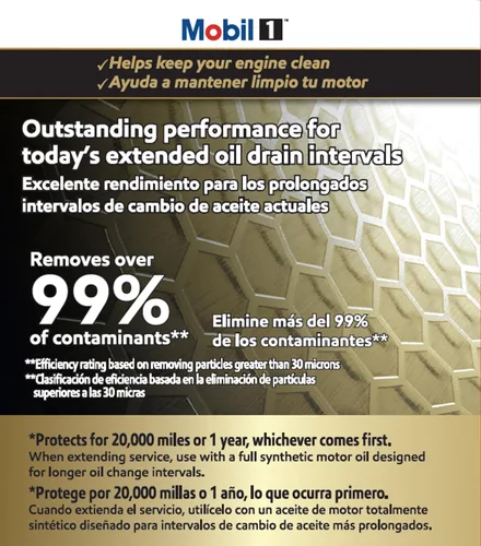 Miniatura 7 de Mobil 1 filtro de aceite de rendimiento extendido M1-107A