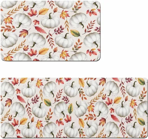 Tapete de baño de hojas de arce para bañera, antideslizante, de secado rápido y absorbente, tierra de diatomeas, fregadero, dormitorio, cocina,
