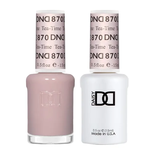 Miniatura 30 de Juego de esmalte de gel DND, Colección Sheer, esmalte de gel UV/LED y laca de uñas de secado al aire, dúo de esmalte sin astillas a juego, 0.5 onzas