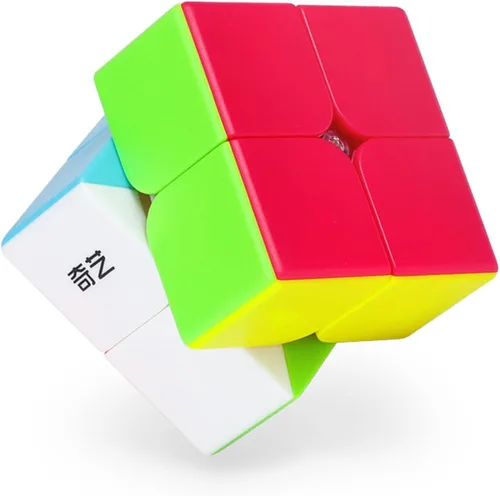 Miniatura 7 de Cubo mágico original sin pegatinas 2 x 2, material ABS, rompecabezas giratorio, estilo clásico, 1 unidad, 1 unidad, 7 años en adelante, 1 juego, 1