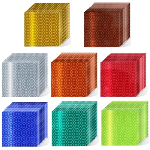 Miniatura 200 de Cinta reflectante blanca de 4 pulgadas, adhesivo de seguridad de advertencia impermeable para exteriores (10 pies)
