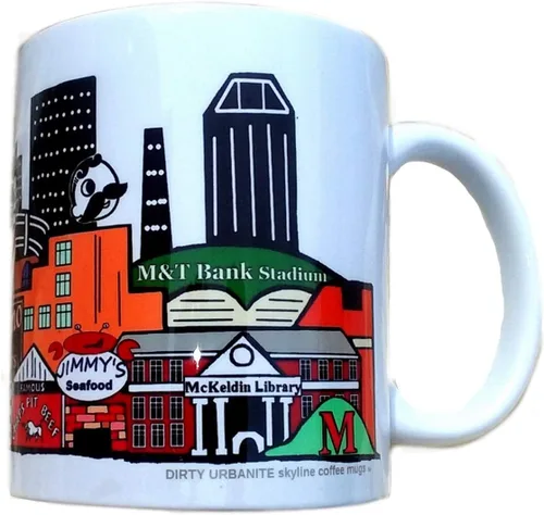 Miniatura 3 de BALTIMORE Md Souvenir - Taza de café colorida de larga distancia para regalo