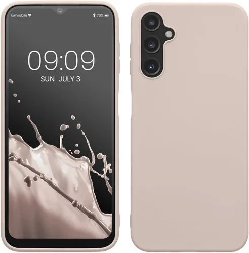 Miniatura 23 de kwmobile Funda compatible con Samsung Galaxy A23 4G / 5G - Funda de silicona TPU metálica suave y delgada - Rojo oscuro metálico