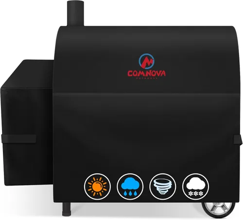 Miniatura 16 de Comnova Cubierta de Parrilla para Char Griller de 3 Quemadores de Combustible Dual – Cubierta de Ahumador 600D para Char Griller, Cubierta