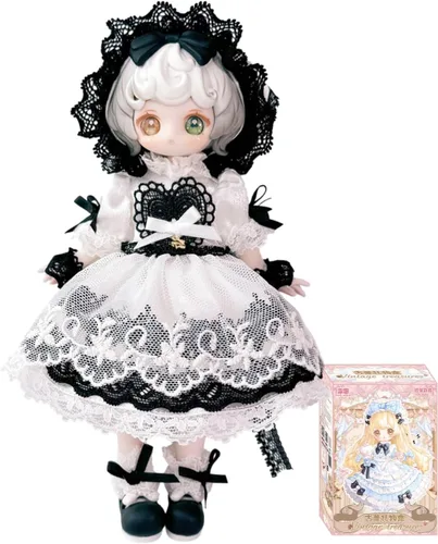 CALEMBOU BJD - Caja ciega de la serie Tesoros Vintage de 5.9 in, muñeca articulada de bola, linda muñeca de vestir con articulaciones, colección de