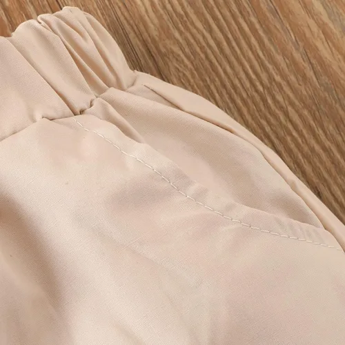 Miniatura 5 de Conjunto de camisa de manga corta con botones y pantalones cortos para bebé y niño, con estampado de verano