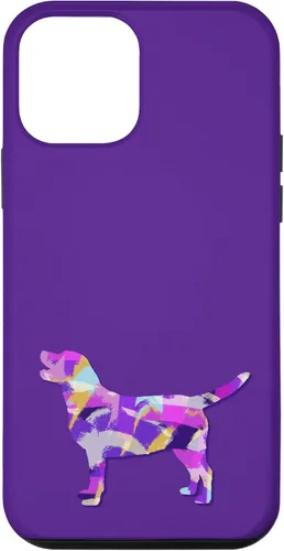 Miniatura 16 de Labrador Retriever Dog Silhouette Purple Pink Yellow Blue Case for iPhone 17