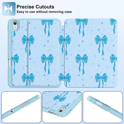 Miniatura 7 de Supveco Funda para iPad (A16) de 11ª generación de 11 pulgadas (2025), iPad de 10ª generación de 10.9 pulgadas (2022) con soporte para lápiz, funda