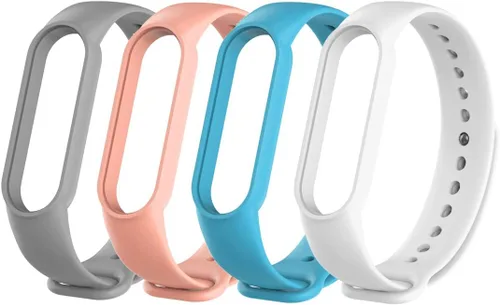 Miniatura 7 de Senter Correa de reloj de silicona suave Banda de repuesto para Xiaomi Mi Band 5 y Mi Band 6 Smart Watch Azul oscuro
