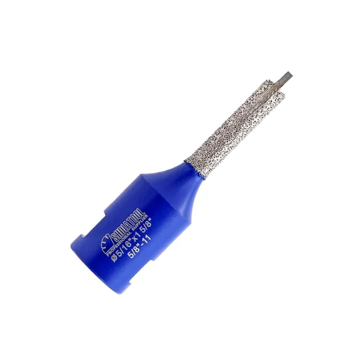 Miniatura 10 de SHDIATOOL Broca de mortero de diamante de 5/16 pulgadas x 1 pulgada para mortero viejo soplado ladrillos dañados o eliminación de piedra natural