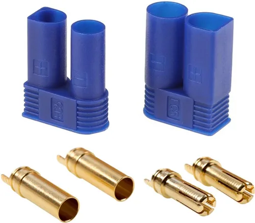 Miniatura 3 de 5 pares EC5 Banana Plug Conectores EC5 macho hembra 0.197 in oro bala conectores enchufes para RC ESC LIPO batter