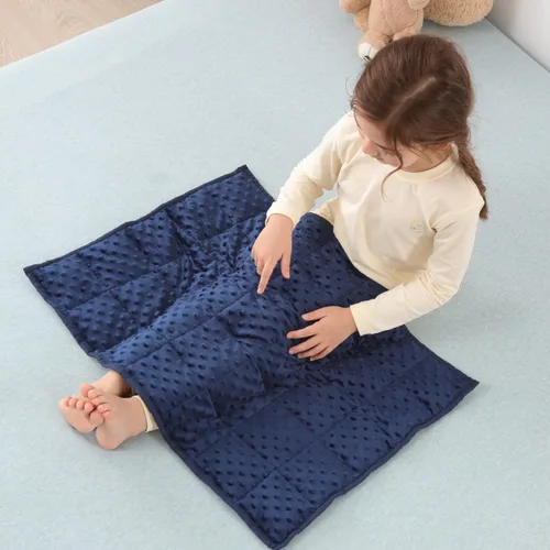 Miniatura 20 de Sivio Manta para niños ultrasuave de felpa con lunares Minky WB