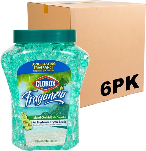 Miniatura 33 de Clorox Fraganzia Crystal Beads Ambientador con aroma hawaiano de escape, desodorante de habitación de larga duración, cuentas de gel eliminador