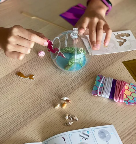 Miniatura 6 de BOX CANDIY Totally Mermaids - Kit de terrario de diorama colgante para hacer y exhibir