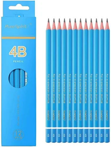 Miniatura 9 de Lápices de boceto para dibujo 2B, 12 piezas, lápices profesionales de dibujo de arte para sombrear, hacer bocetos y garabatear Lápiz de grafito