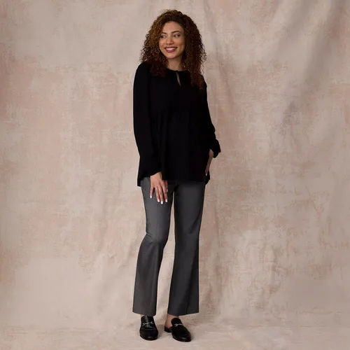 Miniatura 25 de Motherhood Maternity womens Super Stretch Secret Fit Over the Belly Ankle Straight Leg Pregnancy Dress Pants for Work