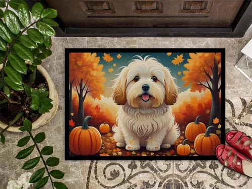 Miniatura 3 de Caroline's Treasures DAC1041MAT - Tapete de algodón de Tulear para puerta delantera, 18 x 27 pulgadas, para interiores y exteriores, para entrada