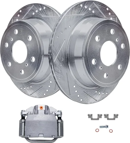 Miniatura 15 de Detroit Axle - Rotores de freno delanteros para Honda Accord Civic Element Fit Insight CSX ILX Rotores de freno de disco Reemplazo de rotores