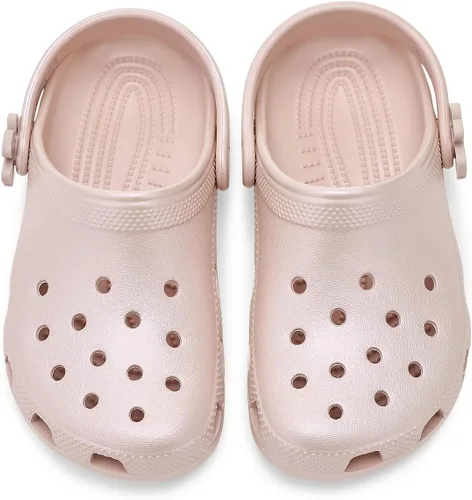Miniatura 2 de Crocs Zuecos clásicos unisex para niños con brillo de perlas (niño grande)