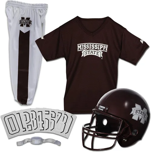 Miniatura 31 de Franklin Sports NCAA - Conjunto de uniforme de fútbol americano para niños, camiseta de fútbol universitario, casco + pantalones para niños y niñas