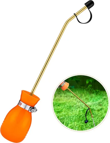 Boao Polvo de tierra de diatomeas pulverizador de polvo de 4.6 onzas con dispensador de aplicador de polvo de jardín largo de cobre para suministros