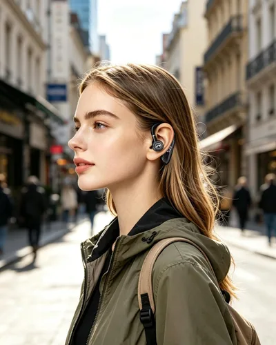 Miniatura 8 de Auriculares Bluetooth V5.4, auriculares inalámbricos para teléfono celular con pantalla LED, manos libres con micrófono para conducir, camionero