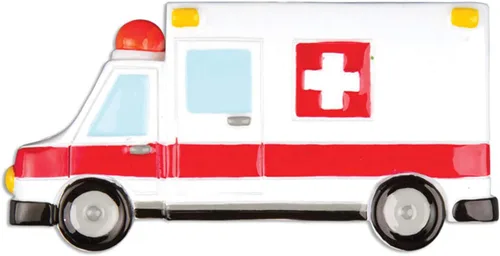 Miniatura 2 de Elves - Adornos médicos personalizados 2025 – Adorno de ambulancia EMT para árbol de Navidad, regalos de agradecimiento para compañeros de trabajo