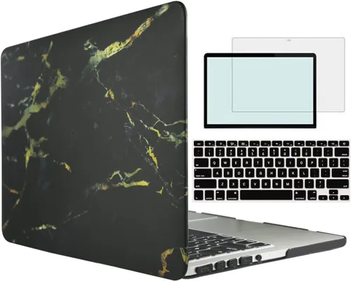 Miniatura 28 de Compatible con MacBook Air 1369 A1466 versión 2010-2017, carcasa rígida de plástico 4 en 1 con protector de pantalla de teclado compatible con Apple