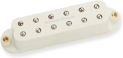 Miniatura 3 de Seymour Duncan SL59-1 Little 59 Humbucker Strat Pickup - Puente Blanco
