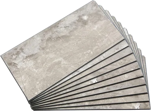 Miniatura 27 de Palisade - Azulejos de vinilo entrelazados impermeables para pared, cocina o baño, granito Prado (4.5 x 11.1 pulgadas. Muestra)