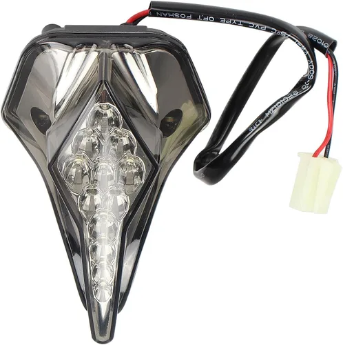 Indicadores de motocicleta compatibles con Yamaha YZF-R6 2008-2016 LED luz de marcha delantera ahumada