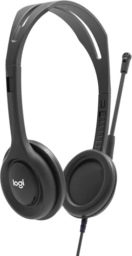 Miniatura 2 de Logitech H111 - Auriculares estéreo con conector de audio de 0.138 in, color negro