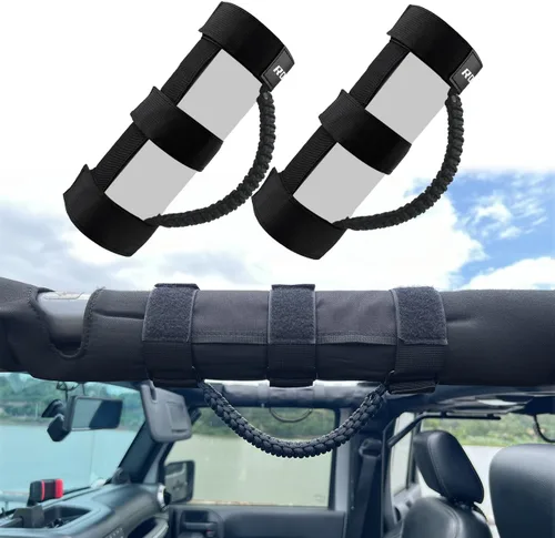 Miniatura 2 de ROMASO Asas de agarre para barra estabilizadora para Jeep Wrangler, Asa de agarre para Jeep Wrangler YJ TJ JK JL & Gladiator JT 1986-2025, Asas
