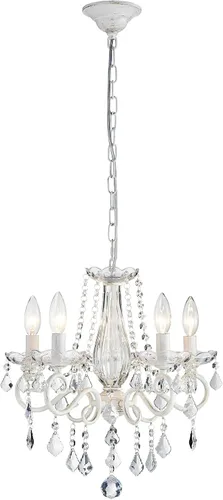 Miniatura 17 de ANJIADENGSHI Mini Candelabro de Cristal K9 Cristal Dorado para Sala de Estar, Dormitorio, Comedor, Isla de Cocina, Entrada, 5 Bombillas E12, Alto