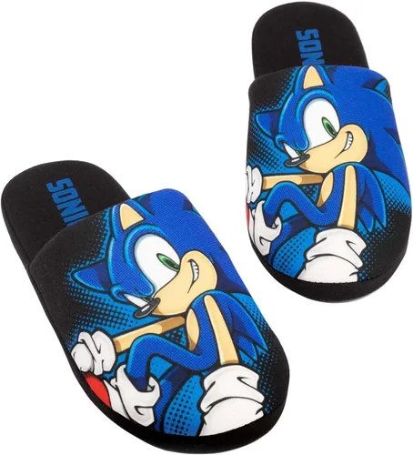 Miniatura 6 de Sonic The Hedgehog Pantuflas para hombre, mocasines de ajuste ancho