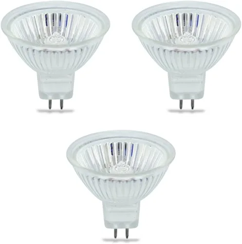 Miniatura 12 de lumenivo EXN Bombilla halógena MR16 50 W 2 clavijas de luz de inundación para interiores Focos halógenos, paisaje, fibra óptica - Base GU5.3 de 2