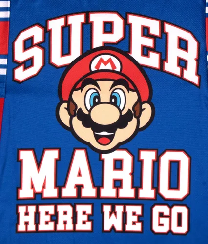 Miniatura 5 de Nintendo Super Mario - Juego de 2 piezas de camiseta de manga larga para niños y pantalones deportivos, paquete de 2 unidades para niños y niños