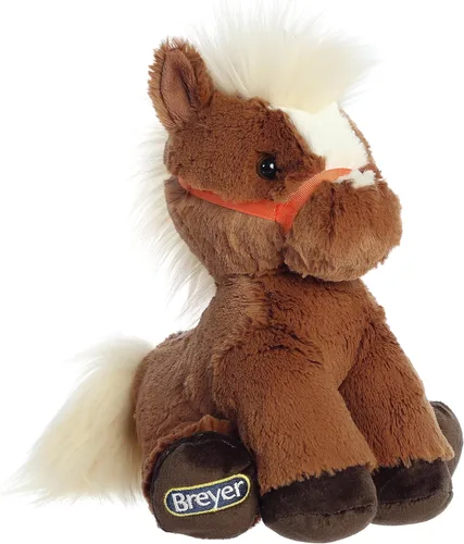 Aurora Exquisito Breyer Bridle Buddies Flaxen Horse - Detalles realistas para juegos imaginativos - Perfecto para niños, adultos y cualquier amante