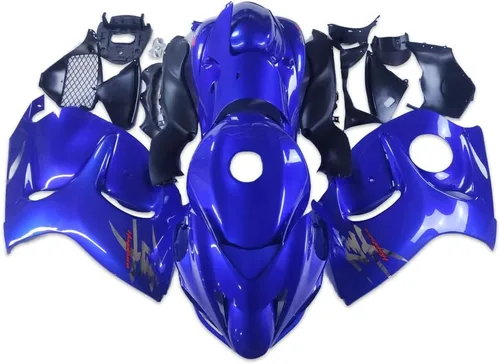 Miniatura 24 de Carenado completo blanco negro para Suzuki 2008-2019 GSXR 1300 Hayabusa Gen2 inyección ABS plástico Carrocería juego de carrocería del mercado de 12
