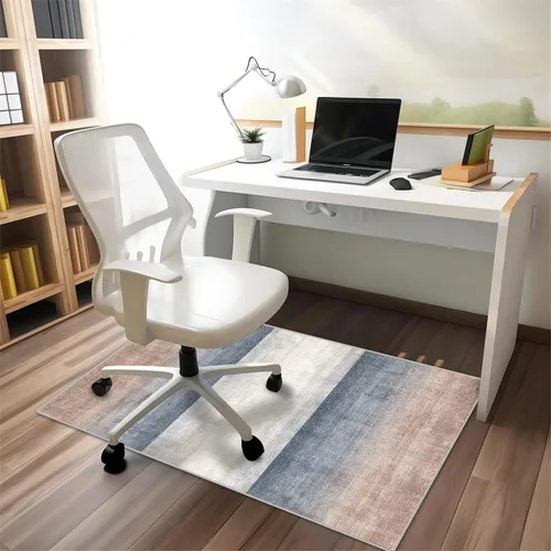 Miniatura 8 de Tapete para silla de oficina para suelo de madera dura, antideslizante, Hi-Q, tapete para silla de escritorio para suelos de madera dura y baja