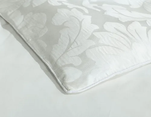 Miniatura 3 de Royal Hotel Bedding Juego de funda de edredón jacquard Sara de 7 piezas (funda de edredón), lazos en las esquinas con funda de edredón y cierre