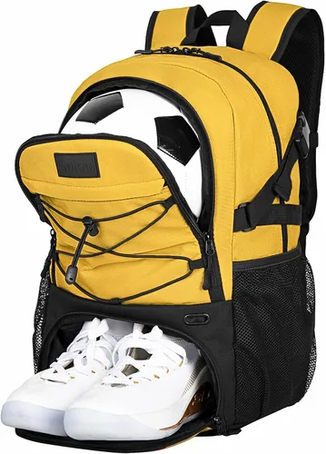Miniatura 9 de Goloni Soccer Backpack,Basketball Backpack with Ball Compartment & Shoe Compartment,Backpack for Basketball,Soccer