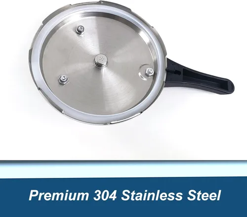 Miniatura 3 de XINFU - Olla a presión de acero inoxidable 304 resistente de 4.2 cuartos de galón para 1-3, modos estándar/rápido, múltiples características