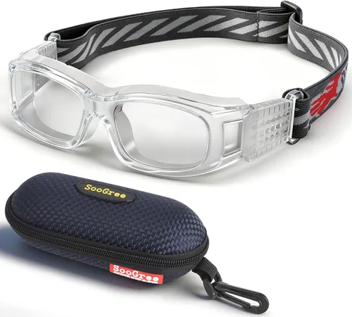 Miniatura 11 de SooGree Gafas deportivas para niños – Gafas de baloncesto y fútbol – Gafas de seguridad para niños – Anteojos antigolpes – Marco 7-14